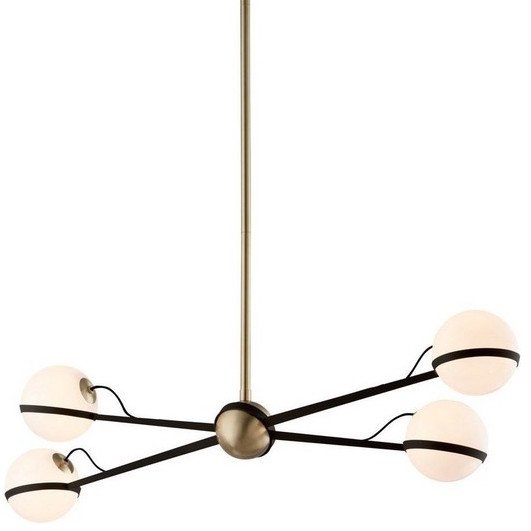Люстра Troy Lighting Ace Linear Pendant Коричневый Молочный Люстра Troy Lighting Ace Linear Pendant Коричневый Молочный в Барнауле | Loft Concept