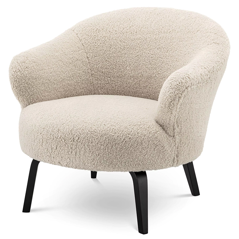 Кресло Eichholtz Chair Moretti Бежевый Черный Бежевый Черный Кресло Eichholtz Chair Moretti Бежевый Черный Бежевый Черный в Барнауле | Loft Concept