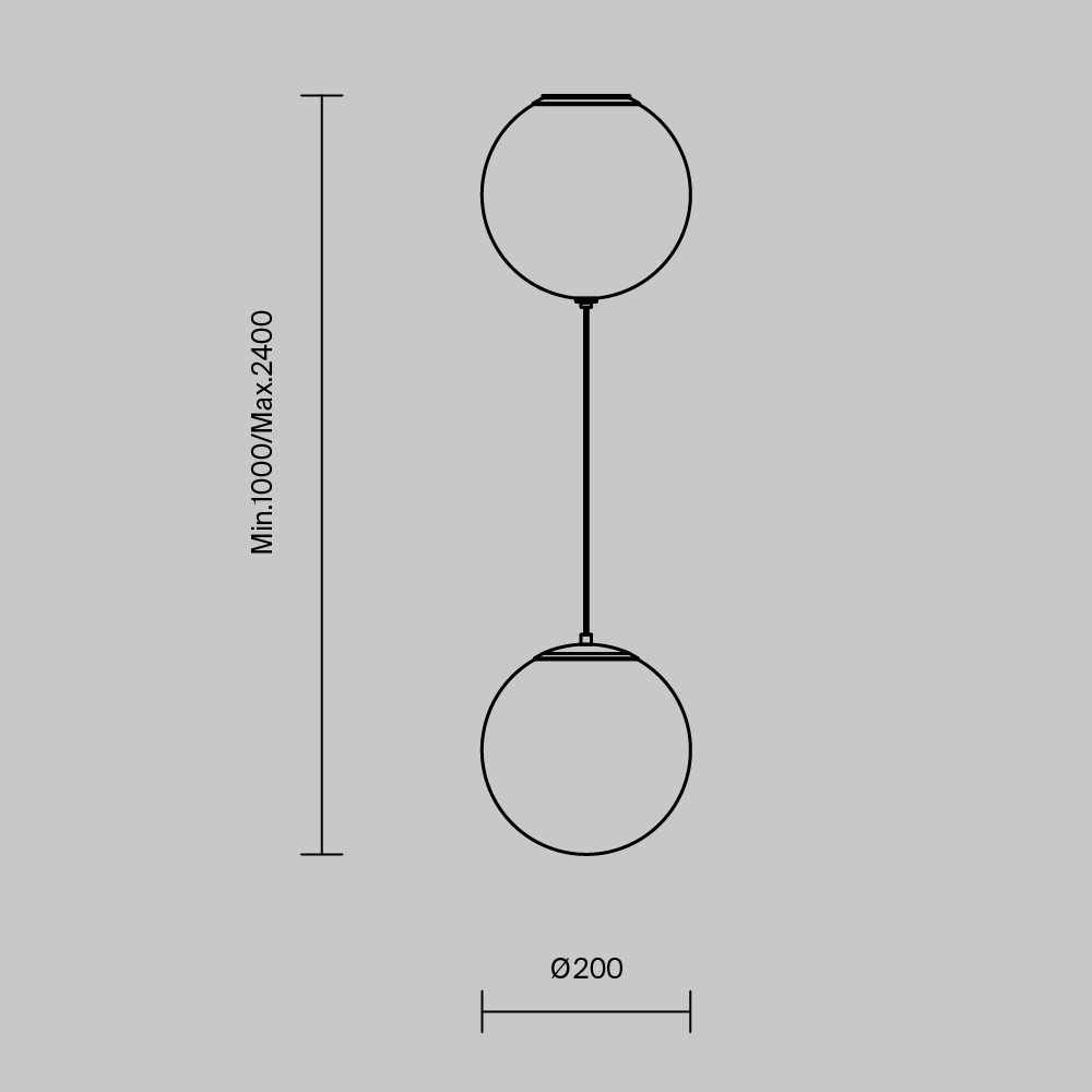 Подвесной светильник Twins 20Вт 3000К в Барнауле