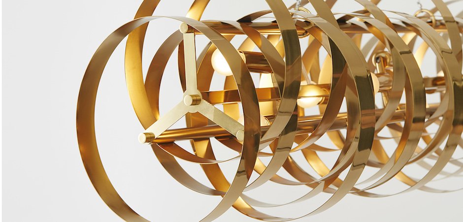 Люстра Brass Belts Chandelier Люстра Brass Belts Chandelier - Loft-Concept в Барнауле