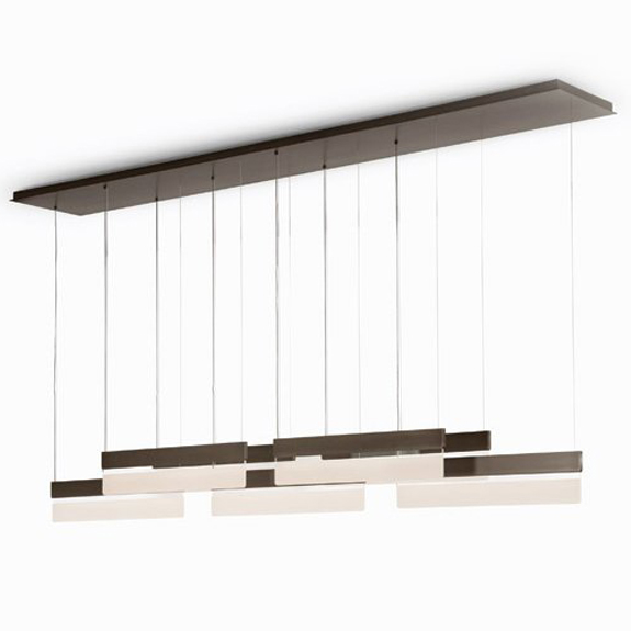 Люстра Holly Hunt EDGE CHANDELIER 7 Коричневый Белый Люстра Holly Hunt EDGE CHANDELIER 7 Коричневый Белый в Барнауле | Loft Concept