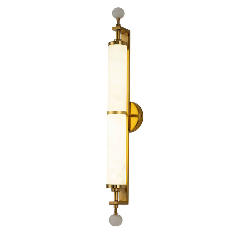 Бра Chantel Marble Wall Lamp M Латунь Белый Бра Chantel Marble Wall Lamp M Латунь Белый в Барнауле | Loft Concept