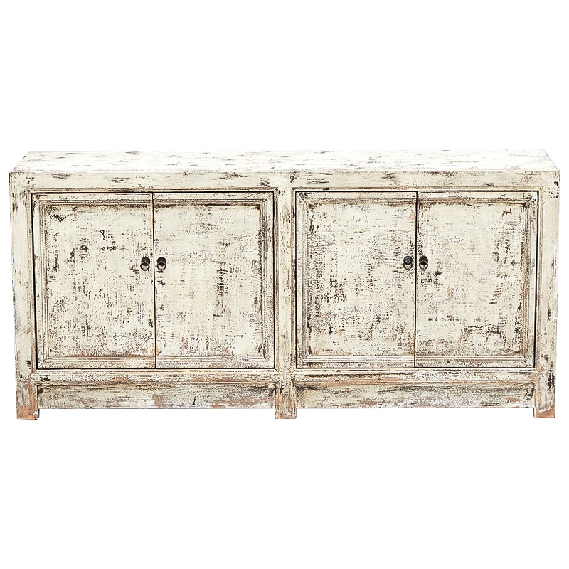 Комод в винтажном стиле с 4-мя дверцами Reynard Chest of Drawers Vintage Ivory ivory ( слоновая кость ) Древесина Коричневый винтаж Комод в винтажном стиле с 4-мя дверцами Reynard Chest of Drawers Vintage Ivory ivory ( слоновая кость ) Древесина Коричневый винтаж в Барнауле | Loft Concept