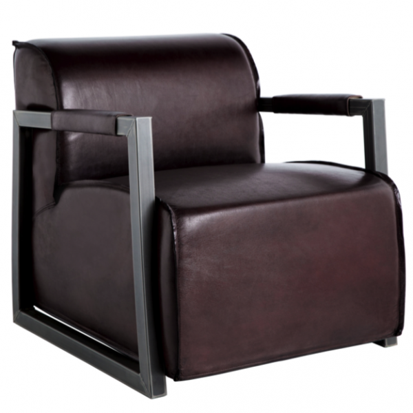 Кресло Leather Tank Коричневый Кресло Leather Tank Коричневый в Барнауле | Loft Concept