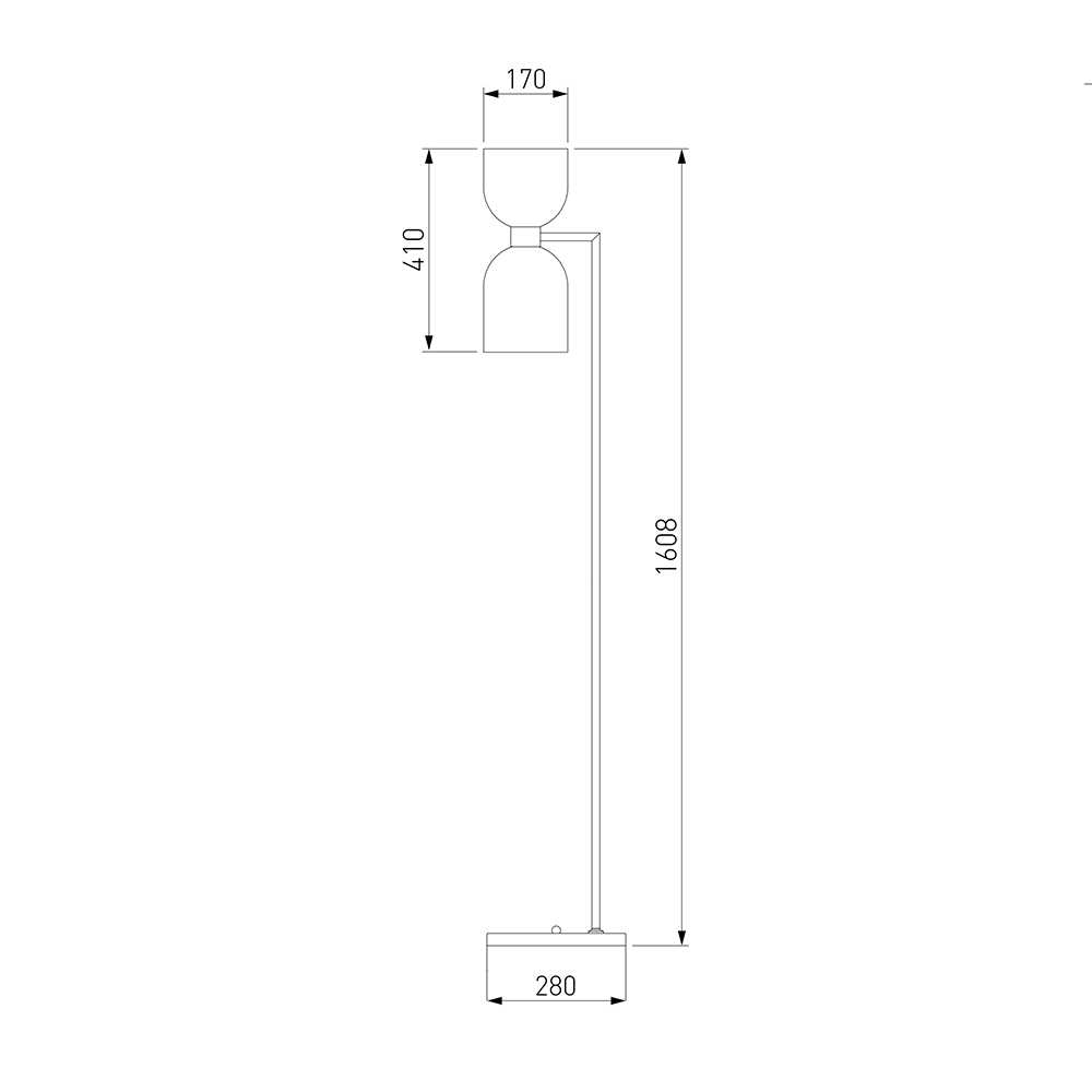 Торшер Light maker studio white and smok brass Торшер Light maker studio white and smok brass в Барнауле