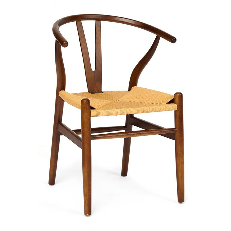 Стул Scandinavian Hand Weaving Elm ручное плетение Орех Бежевый в Барнауле | Loft Concept 