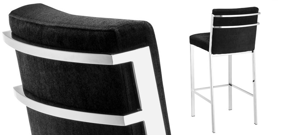 Барный стул Eichholtz Bar Stool Scott Steel Барный стул Eichholtz Bar Stool Scott Steel - Loft-Concept в Барнауле