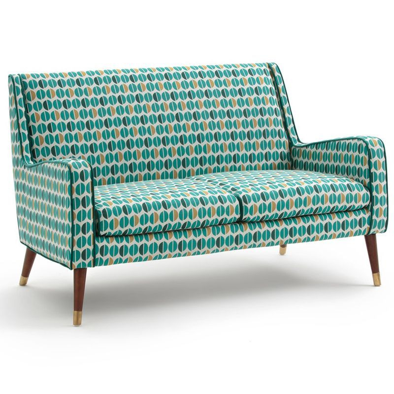 Диван Classic Furniture синий белый желтый Белый Синий Желтый Латунь Диван Classic Furniture синий белый желтый Белый Синий Желтый Латунь в Барнауле | Loft Concept