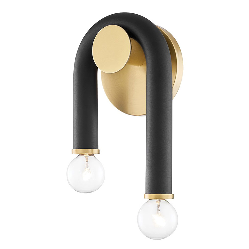 Бра Paulson floppy wall sconce gold Черный Золотой Бра Paulson floppy wall sconce gold Черный Золотой в Барнауле | Loft Concept