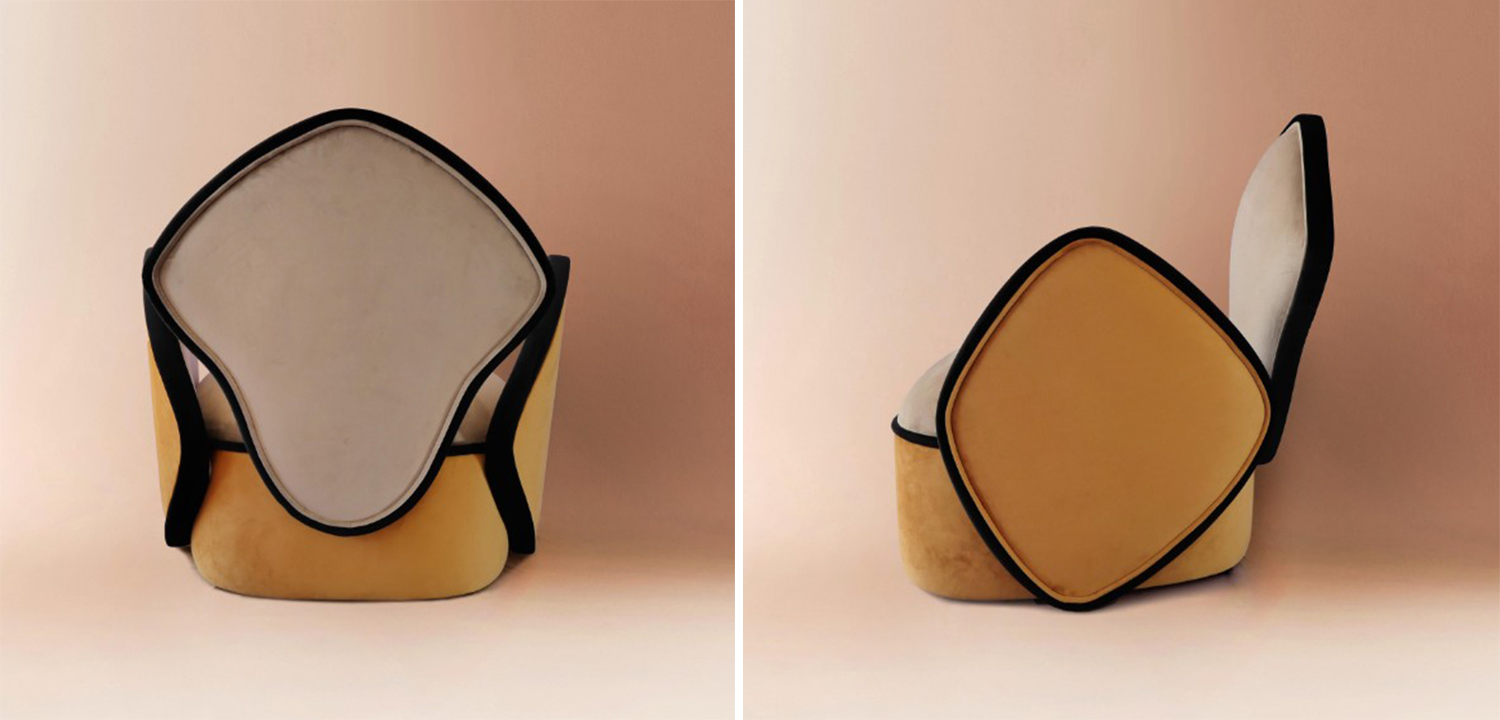 Дизайнерское Кресло Orca Armchair Designed by Sergio Prieto - фото