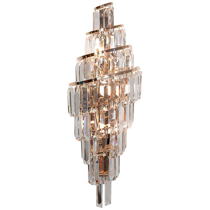 Бра Odeon Cascade Wall Lamp Gold 55 Золотой Прозрачное Стекло в Барнауле | Loft Concept 