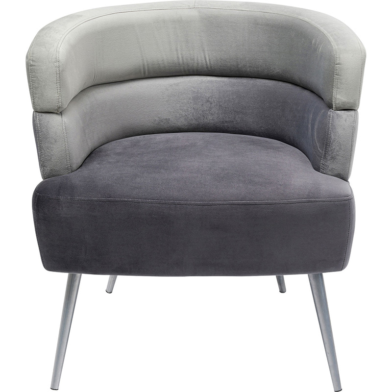 Кресло Gray Velvet Superposition Серый Кресло Gray Velvet Superposition Серый в Барнауле | Loft Concept