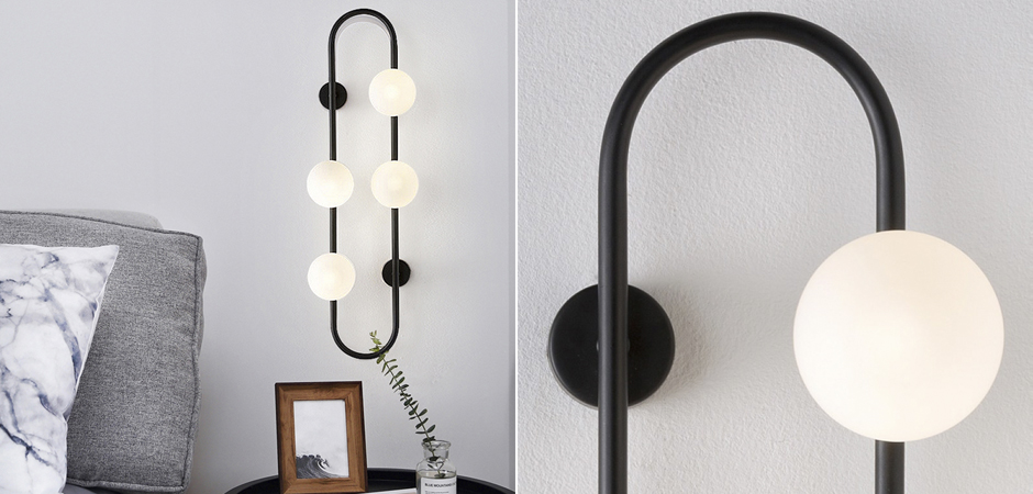 Бра HOOP WALL Lamp Black 4 Бра HOOP WALL Lamp Black 4 - Loft-Concept в Барнауле