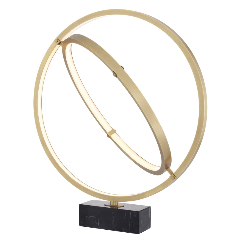 Настольная лампа Eichholtz Table Lamp Cassini Латунь Античная полированная Черный Мрамор Nero Настольная лампа Eichholtz Table Lamp Cassini Латунь Античная полированная Черный Мрамор Nero в Барнауле | Loft Concept