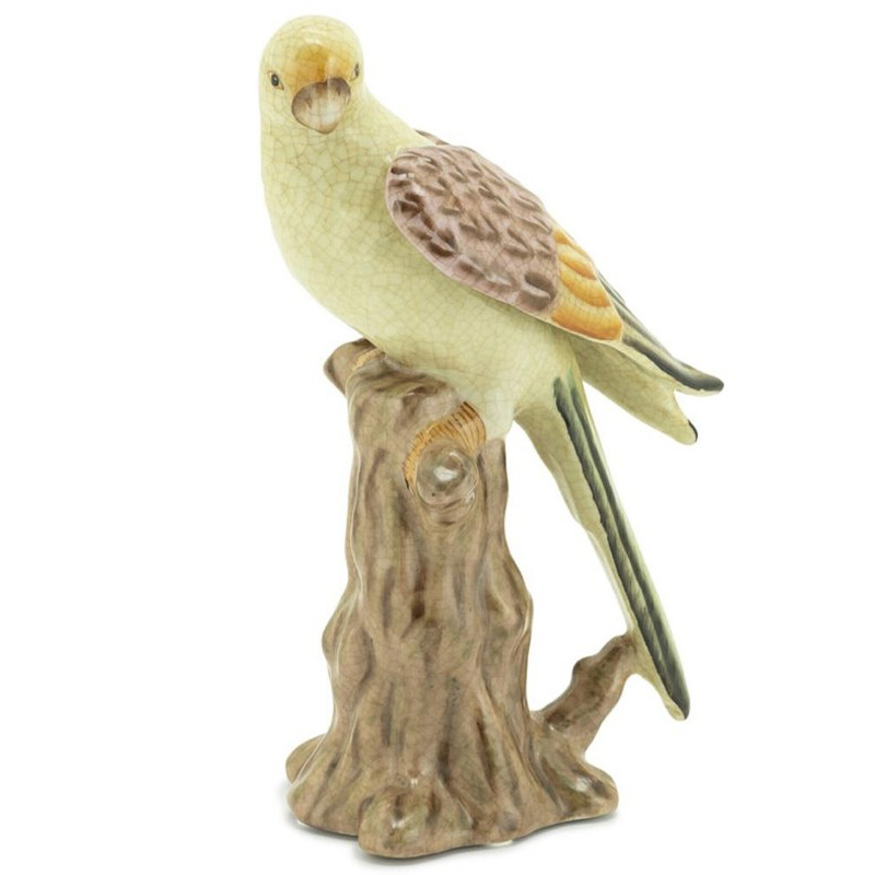 Статуэтка Parrot With Trunk Right Мульти Желтый Коричневый Статуэтка Parrot With Trunk Right Мульти Желтый Коричневый в Барнауле | Loft Concept