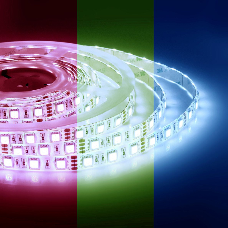 Светодиодная влагозащищенная лента 5М 14,4W/m 60LED/m 5050SMD разноцветная Белый Светодиодная влагозащищенная лента 5М 14,4W/m 60LED/m 5050SMD разноцветная Белый в Барнауле | Loft Concept