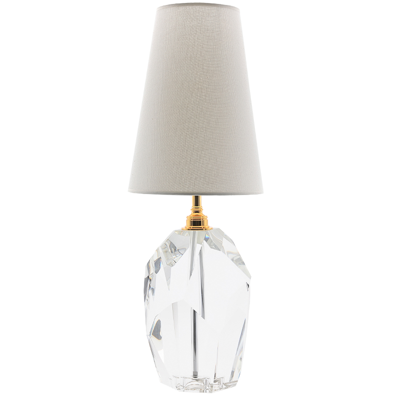 Настольная лампа Crystal table Lamp Прозрачный Белый в Барнауле | Loft Concept 