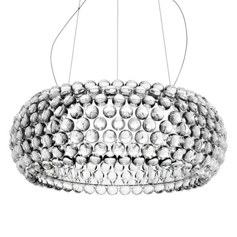 Люстра Foscarini Caboche Clear Patricia Urquiola Хром Прозрачный (Transparent) в Барнауле | Loft Concept 