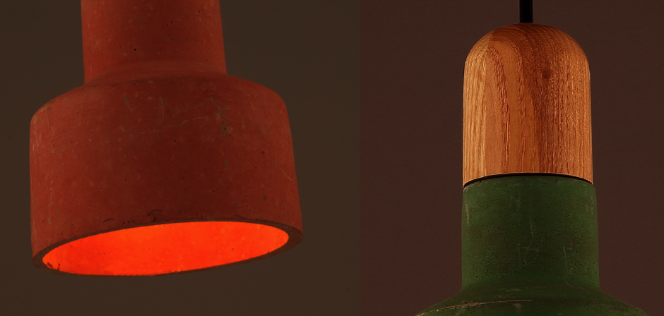 Подвесной светильник Art Concrete Wooden Cope Подвесной светильник Art Concrete Wooden Cope - Loft-Concept в Барнауле