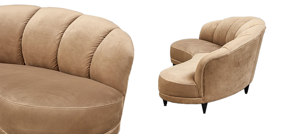 Диван Vanilla Croissant Sofa Диван Vanilla Croissant Sofa - Loft-Concept в Барнауле