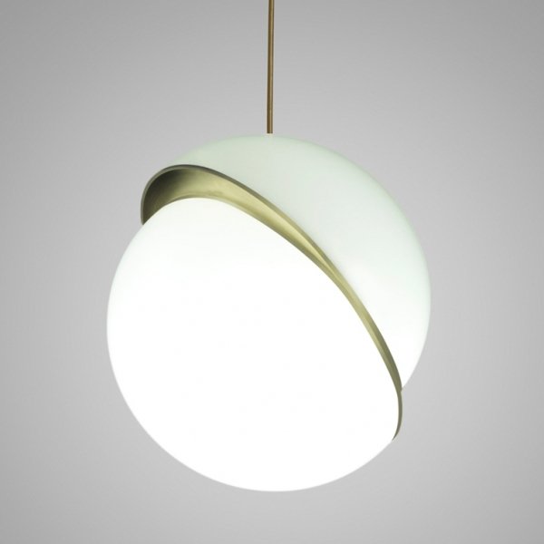 Лампа Crescent Celling Lee Broom Золотой Белый в Барнауле | Loft Concept 
