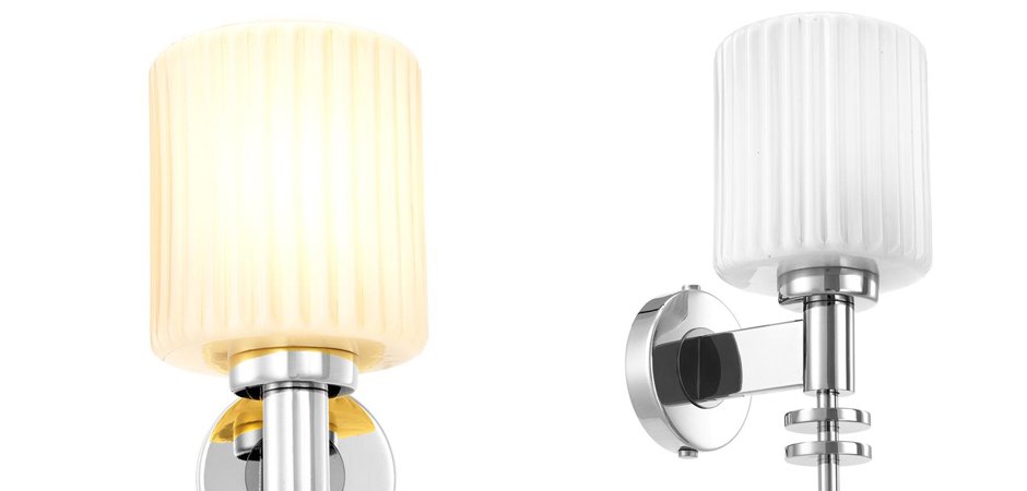 Бра Eichholtz Wall Lamp Ponza Nickel Бра Eichholtz Wall Lamp Ponza Nickel - Loft-Concept в Барнауле