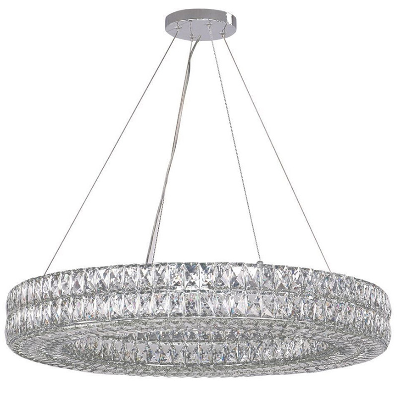 Люстра Crystal Regena Chrome Chandelier 17 Хром Прозрачный (Transparent) в Барнауле | Loft Concept 