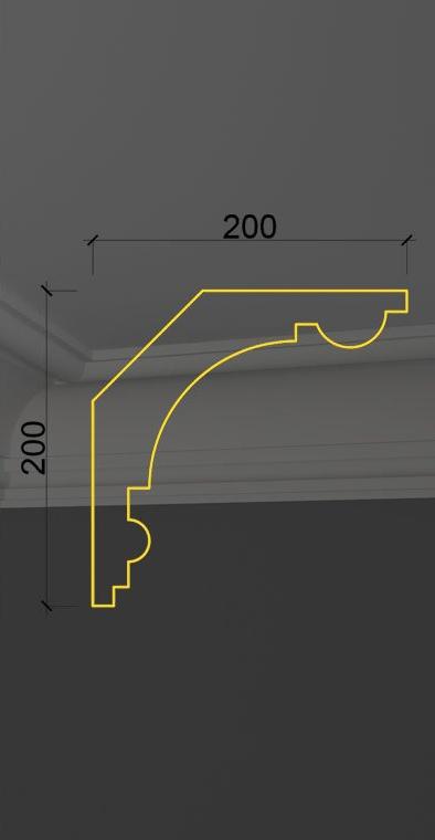Гладкий карниз KT-26 Гладкий карниз KT-26 в Барнауле