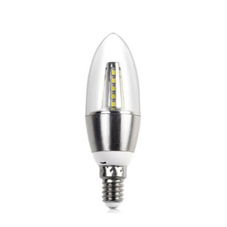 Прозрачная лампочка LED E14 серебряная Серебряный Прозрачная лампочка LED E14 серебряная Серебряный в Барнауле | Loft Concept