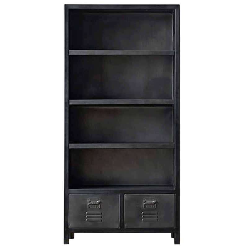 Книжный шкаф RH Vintage locker Графит Книжный шкаф RH Vintage locker Графит в Барнауле | Loft Concept