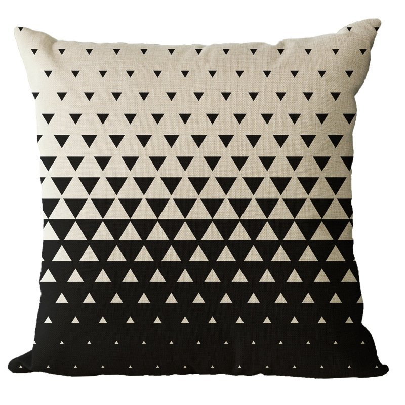 Декоративная подушка Black and White Pattern #7 Декоративная подушка Black and White Pattern #7 в Барнауле | Loft Concept