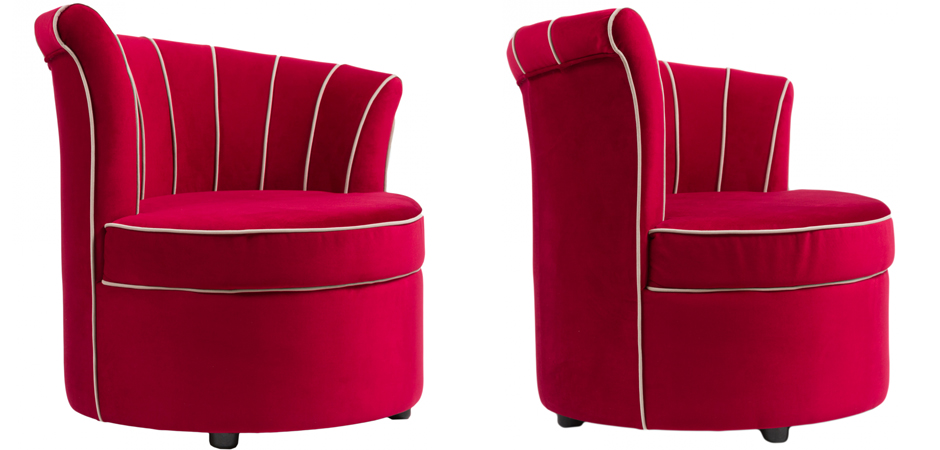Кресло Curly Backrest Red Кресло Curly Backrest Red - Loft-Concept в Барнауле