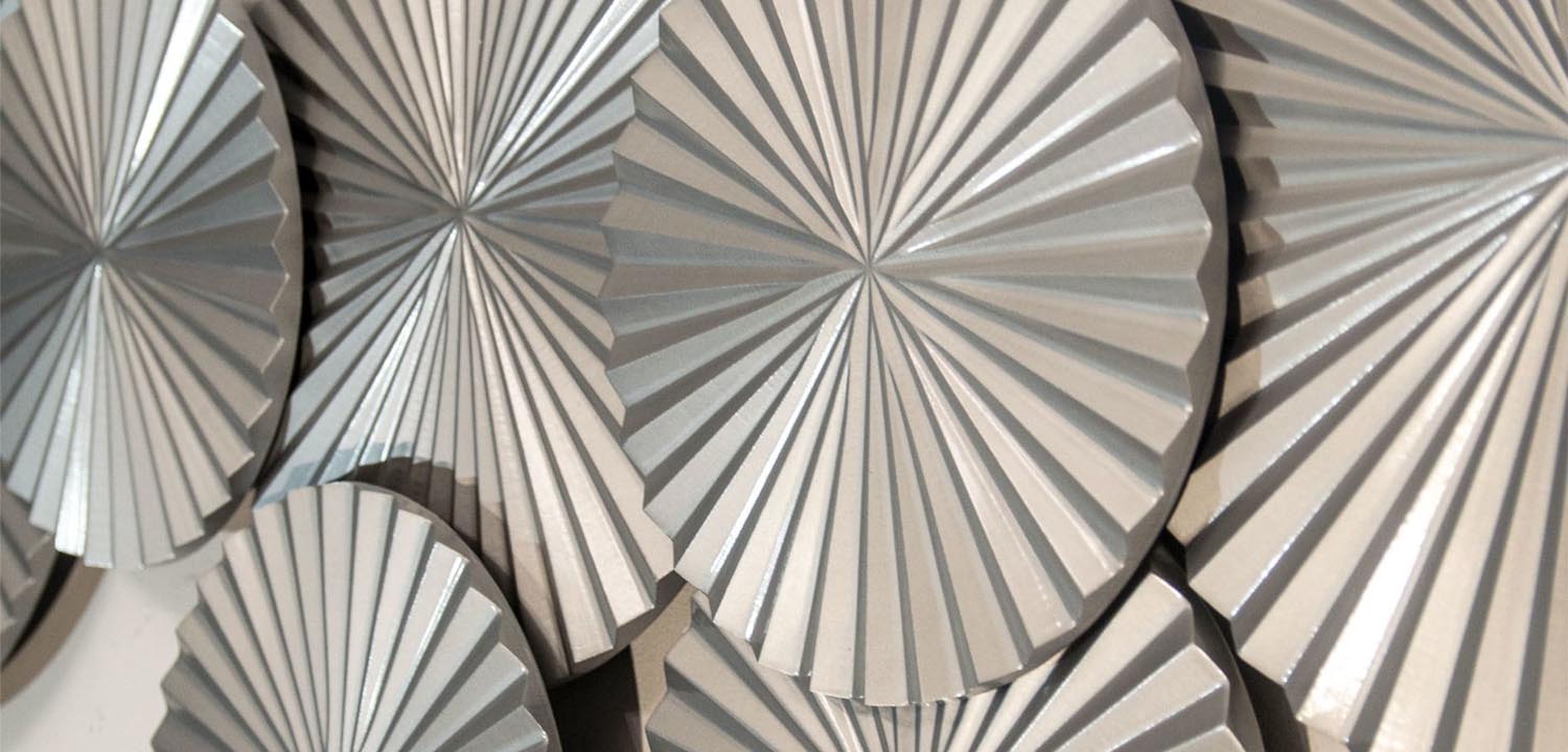 Арт-объект Apollo Silver Wall Plaque Disc 11 - фото