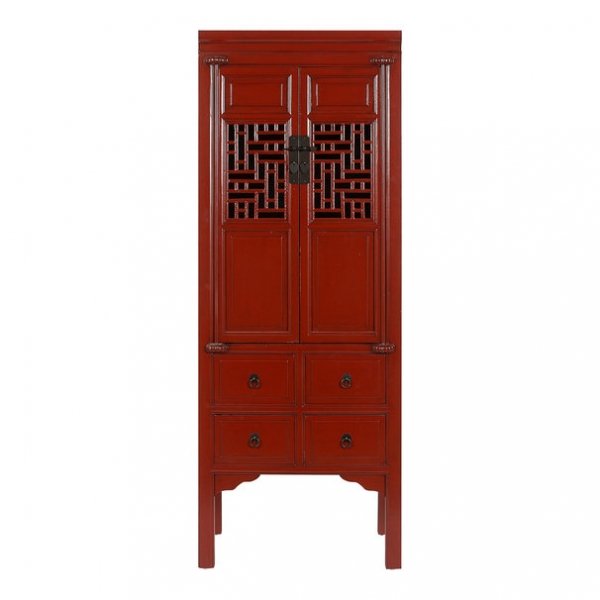 Шкаф Chinese Prison Red Красный Шкаф Chinese Prison Red Красный в Барнауле | Loft Concept