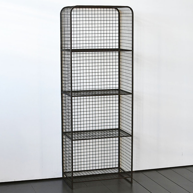 Стеллаж Knott Industrial Metal Rust Rack Черный Стеллаж Knott Industrial Metal Rust Rack Черный в Барнауле | Loft Concept