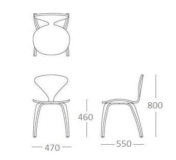 Стул Cherner Side Chair Стул Cherner Side Chair в Барнауле