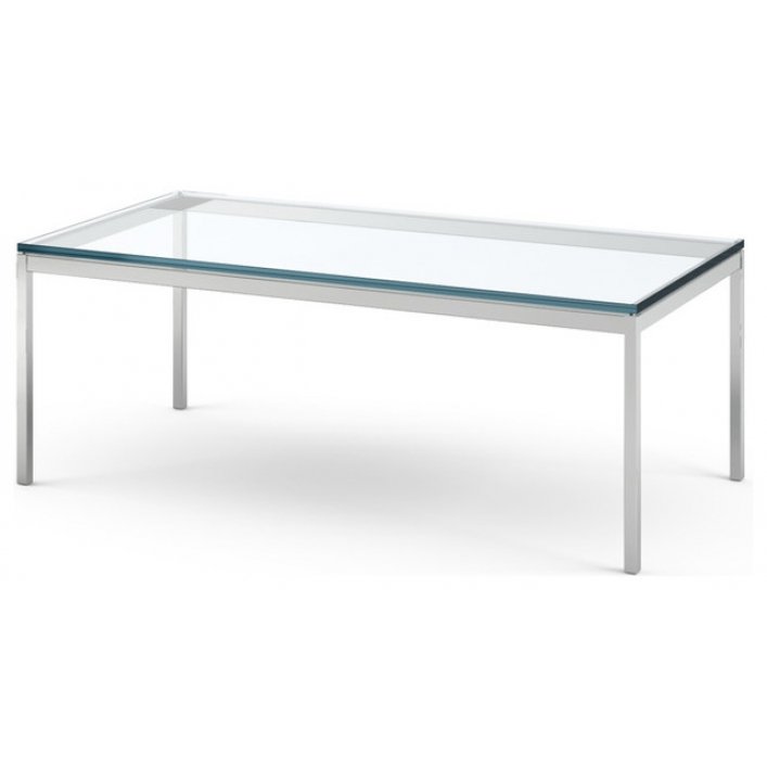 Стол Florence Knoll Coffee Table Прозрачный Стол Florence Knoll Coffee Table Прозрачный в Барнауле | Loft Concept