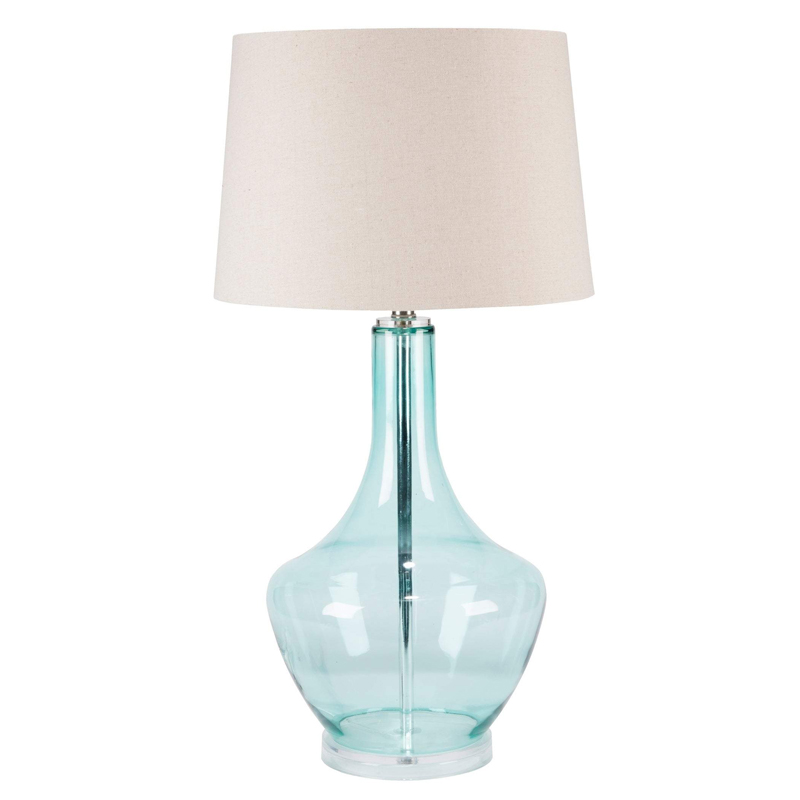 Настольная лампа Fantina Table lamp blue Белый Светло-голубой Настольная лампа Fantina Table lamp blue Белый Светло-голубой в Барнауле | Loft Concept