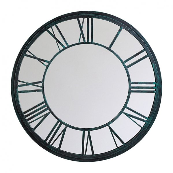 Зеркало настенное Clock Black Antick Черный Зеркало настенное Clock Black Antick Черный в Барнауле | Loft Concept