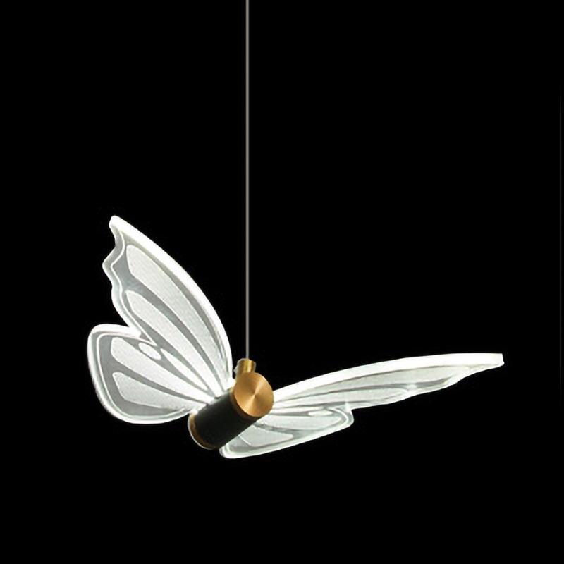 Люстра Glass butterfly chandelier B Глянцевое золото Прозрачный Черный Люстра Glass butterfly chandelier B Глянцевое золото Прозрачный Черный в Барнауле | Loft Concept