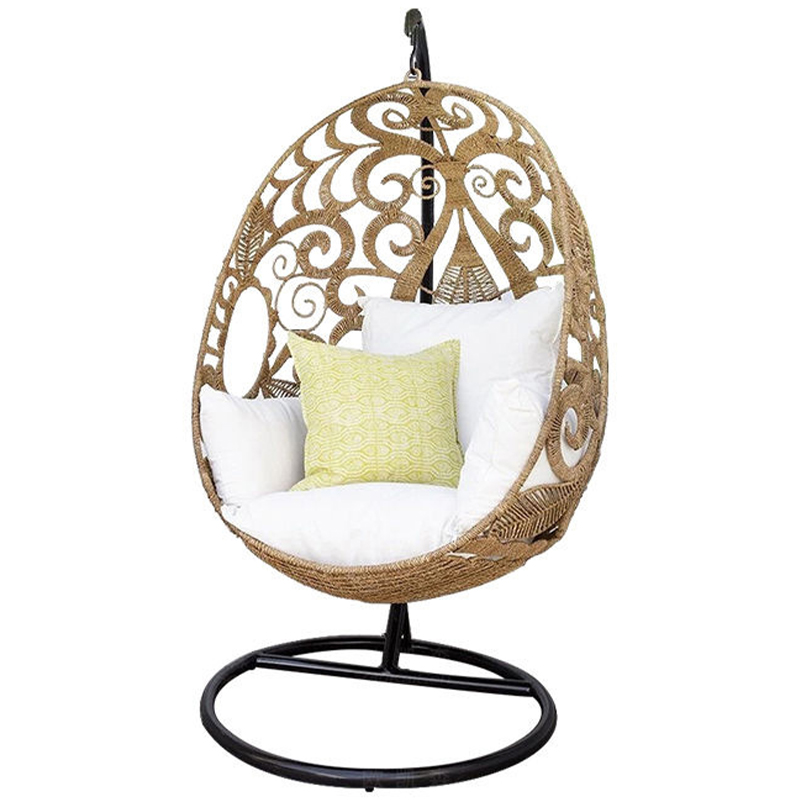 Плетеное кресло Azure Wicker Armchair Бежевый Коричневый Черный Плетеное кресло Azure Wicker Armchair Бежевый Коричневый Черный в Барнауле | Loft Concept