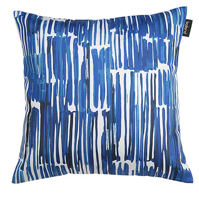 Подушка Pillow Indigo blue Синий Белый Подушка Pillow Indigo blue Синий Белый в Барнауле | Loft Concept
