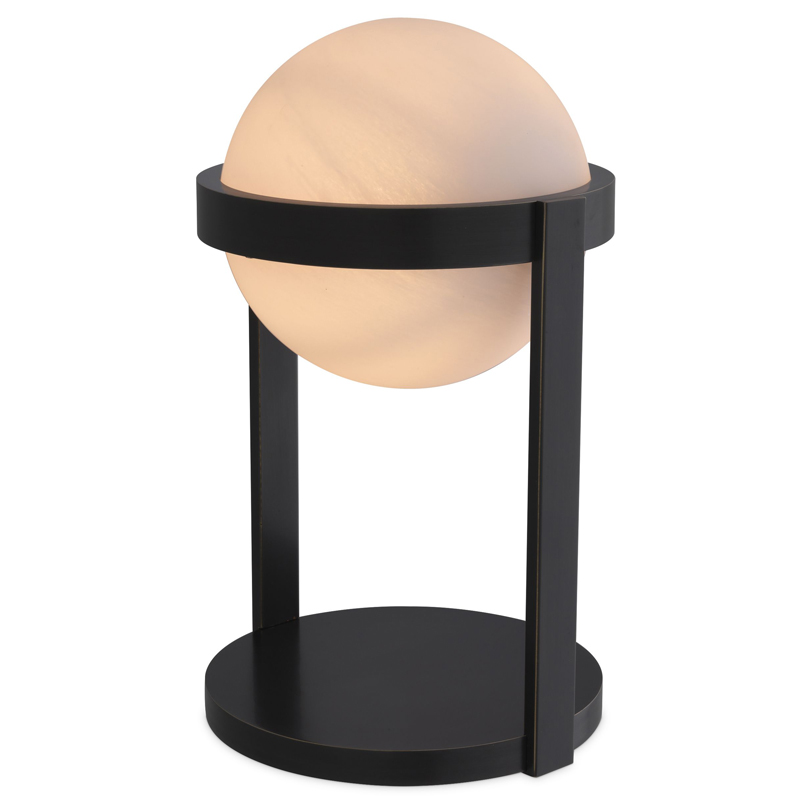 Настольная лампа Eichholtz Table Lamp Hayward Bronze Темная бронза Белое матовое стекло Настольная лампа Eichholtz Table Lamp Hayward Bronze Темная бронза Белое матовое стекло в Барнауле | Loft Concept