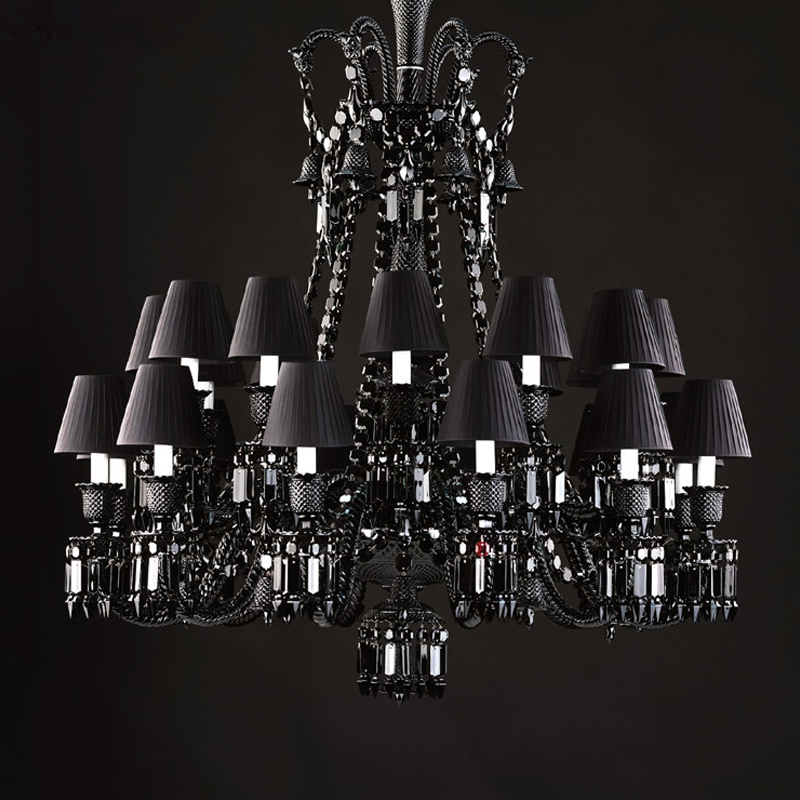 Люстра BACCARAT ZENITH NOIR Chandelier Черный Люстра BACCARAT ZENITH NOIR Chandelier Черный в Барнауле | Loft Concept