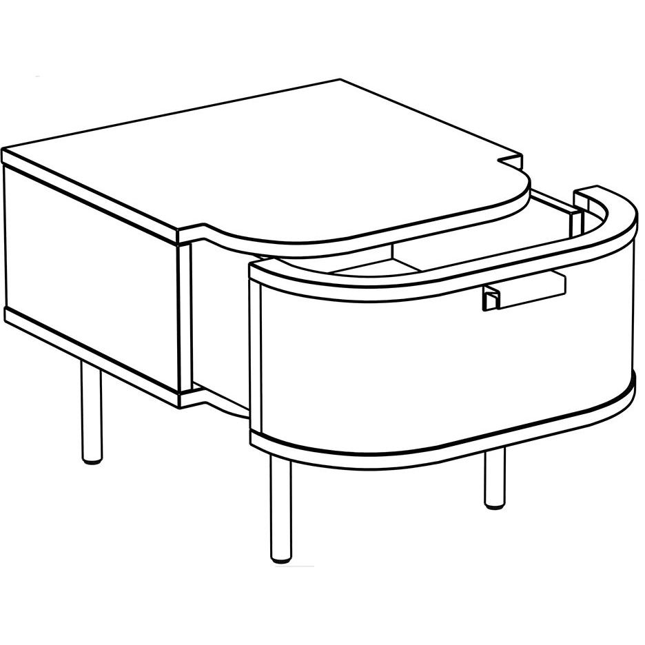 Тумба Ankio bedside table Тумба Ankio bedside table в Барнауле