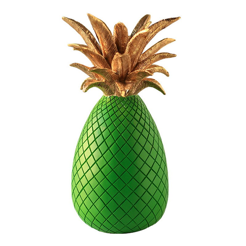 Статуэтка Gold and Green Pineapple Зеленый Золотой Статуэтка Gold and Green Pineapple Зеленый Золотой в Барнауле | Loft Concept