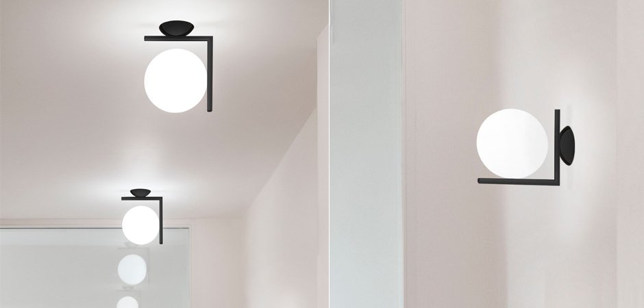 Бра Flos IC Lights C/W Black - Loft-Concept в Барнауле