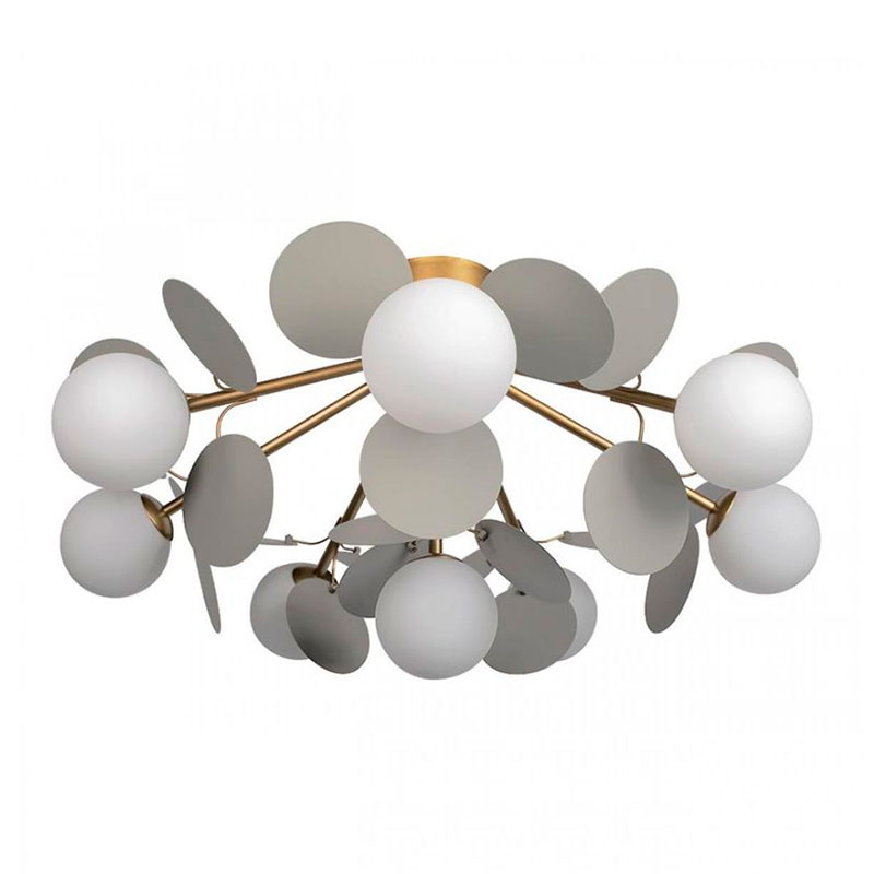 Потолочный светильник MATISSE Chandelier Aster Gray Белый Золотой Серый Потолочный светильник MATISSE Chandelier Aster Gray Белый Золотой Серый в Барнауле | Loft Concept