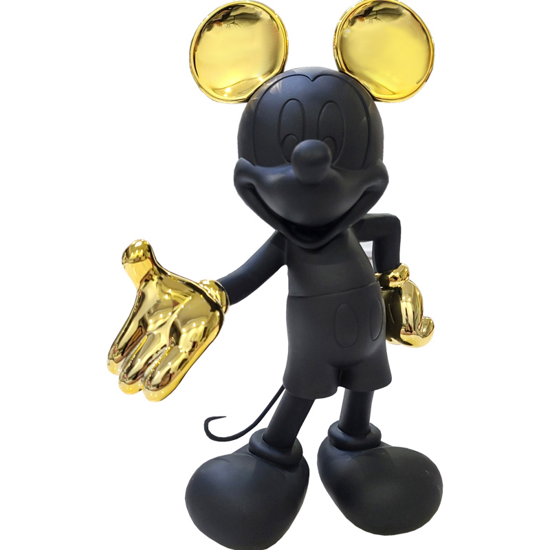 Статуэтка Mickey Mouse statuette black Черный Глянцевое золото Статуэтка Mickey Mouse statuette black Черный Глянцевое золото в Барнауле | Loft Concept