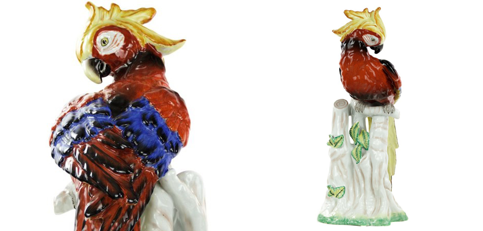 Статуэтка Porcelain Red Parrot Статуэтка Porcelain Red Parrot - Loft-Concept в Барнауле